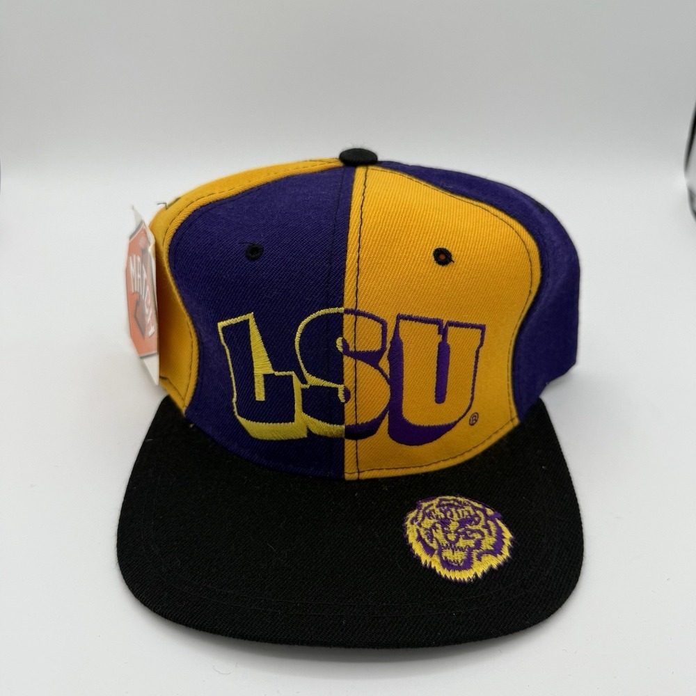 Vintage Louisiana State University LSU Tigers Snapback Cap Hat‎ 90s NCAA